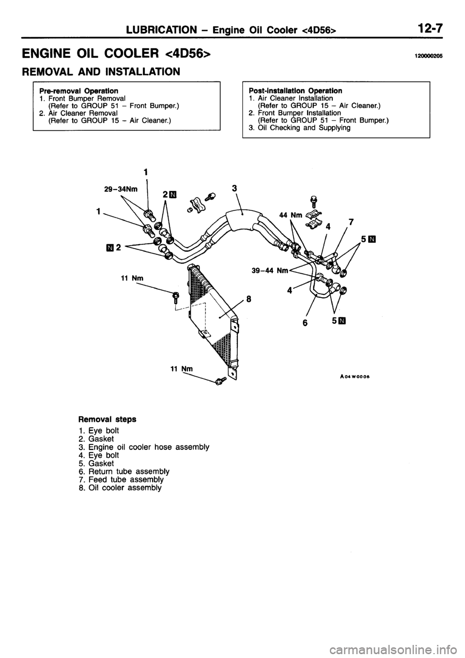 MITSUBISHI L400 1995  Workshop  Service Repair Manual 
