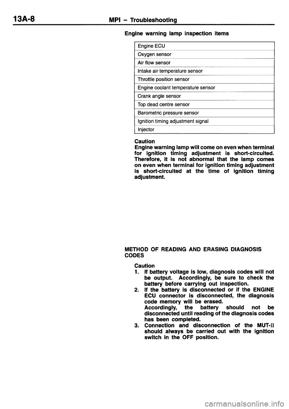 MITSUBISHI L400 1995  Workshop  Service Repair Manual 