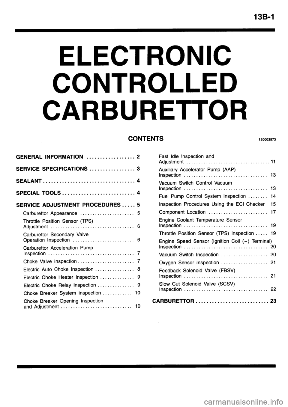 MITSUBISHI L400 1995  Workshop  Service Repair Manual 