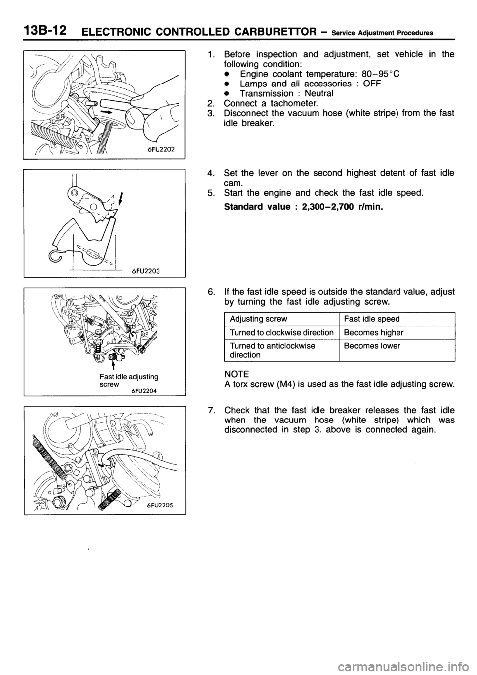 MITSUBISHI L400 1995  Workshop  Service Repair Manual 