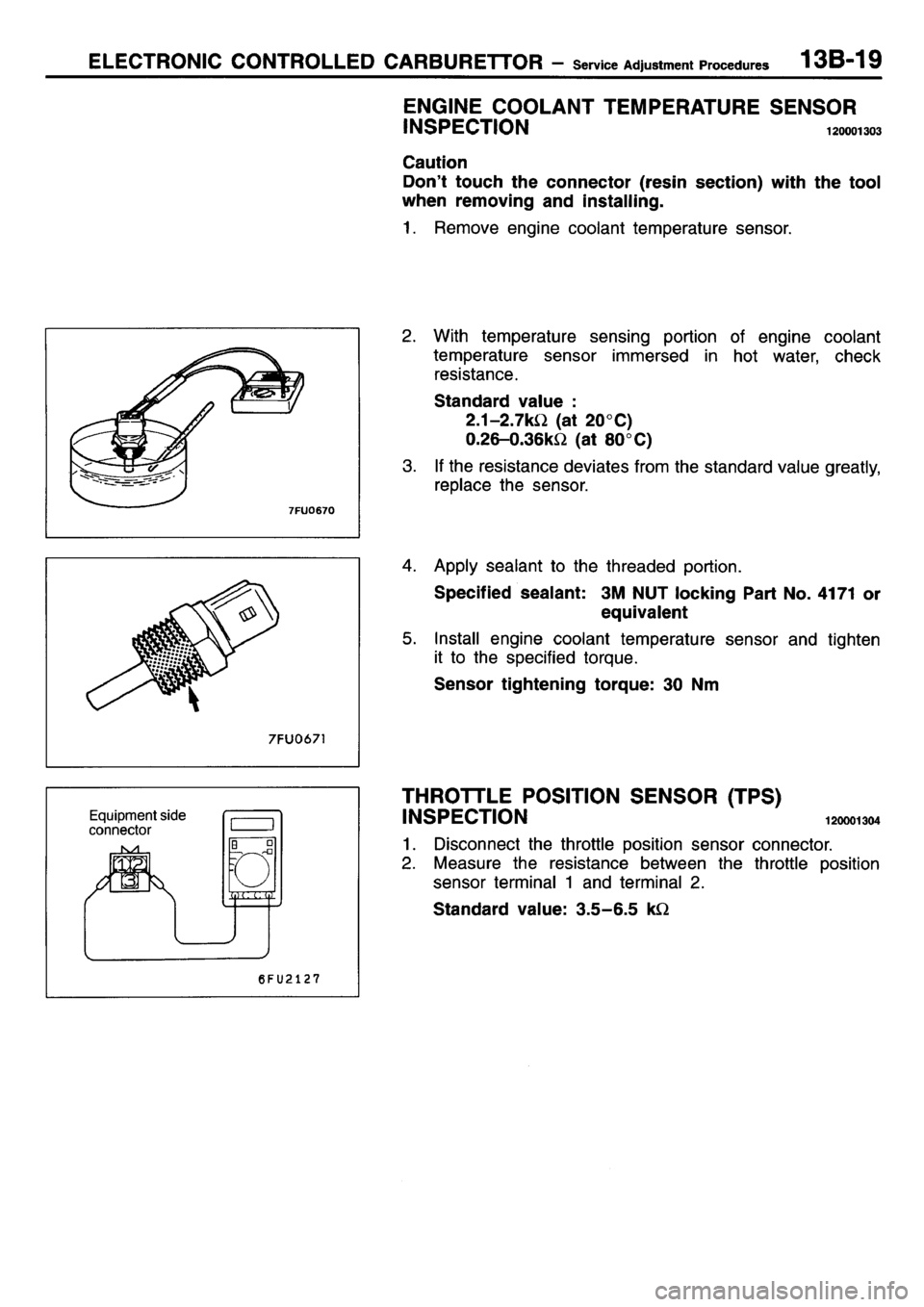 MITSUBISHI L400 1995  Workshop  Service Repair Manual 