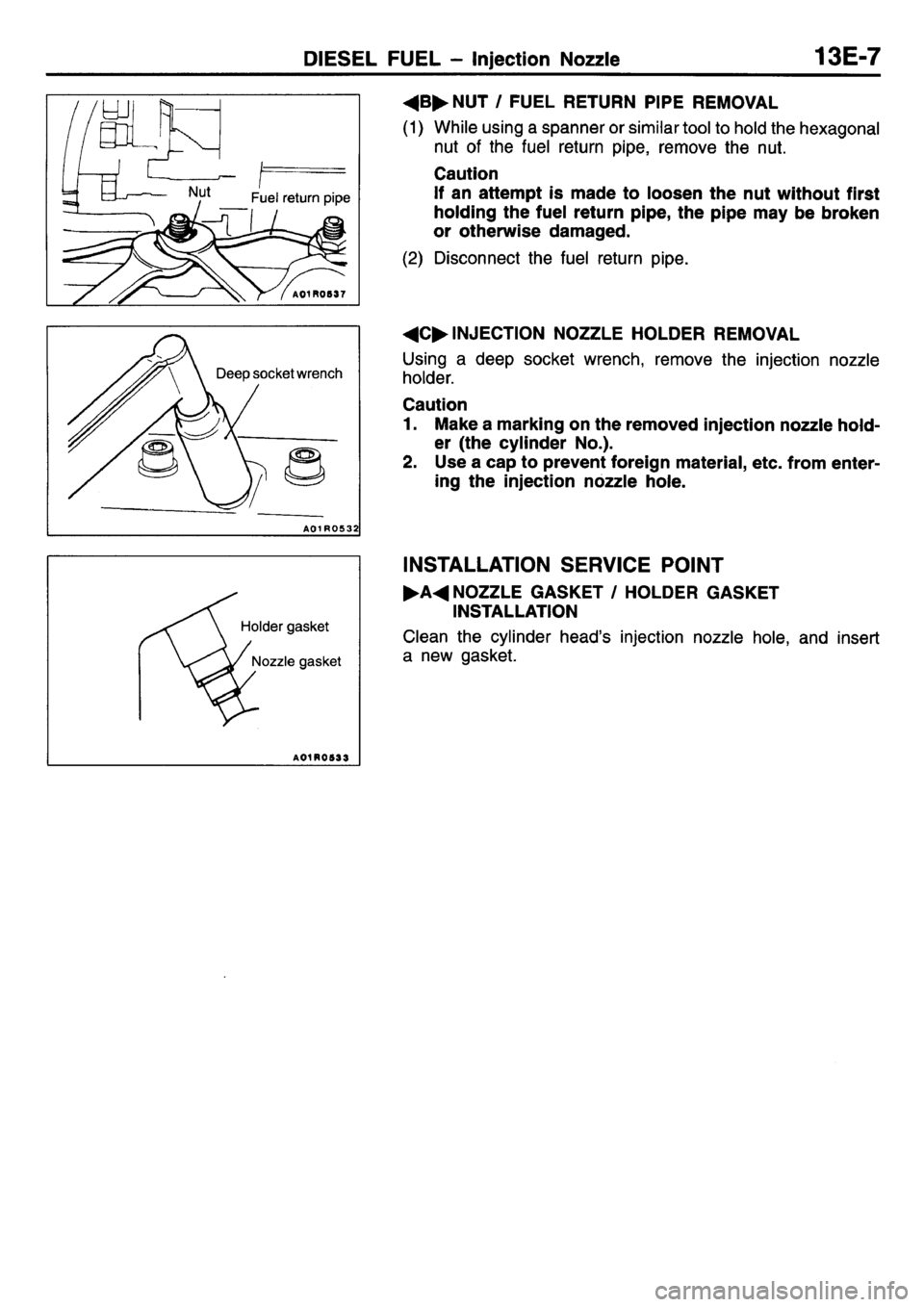 MITSUBISHI L400 1995  Workshop  Service Repair Manual 