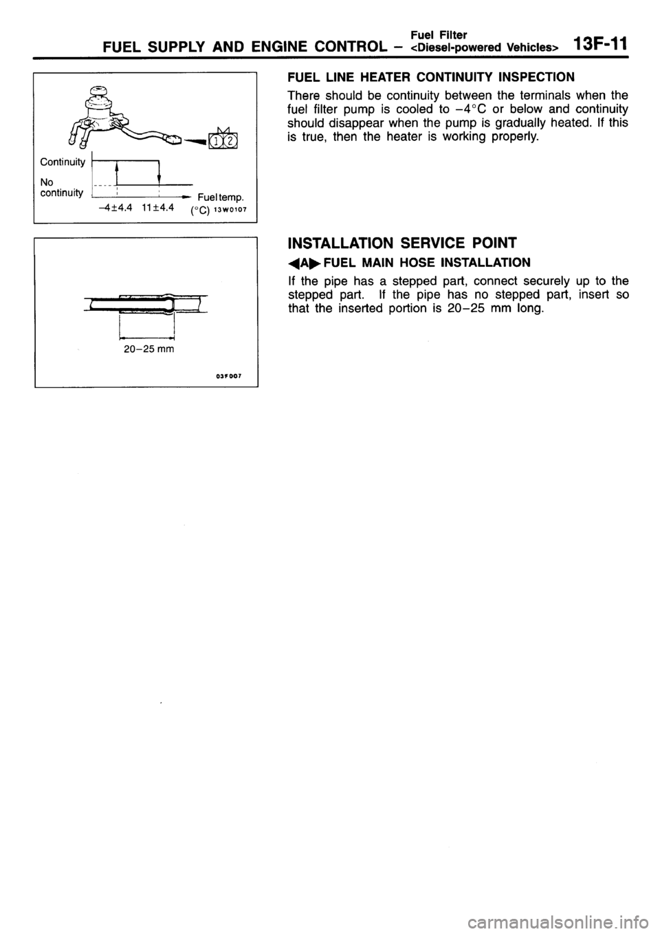 MITSUBISHI L400 1995  Workshop  Service Repair Manual 