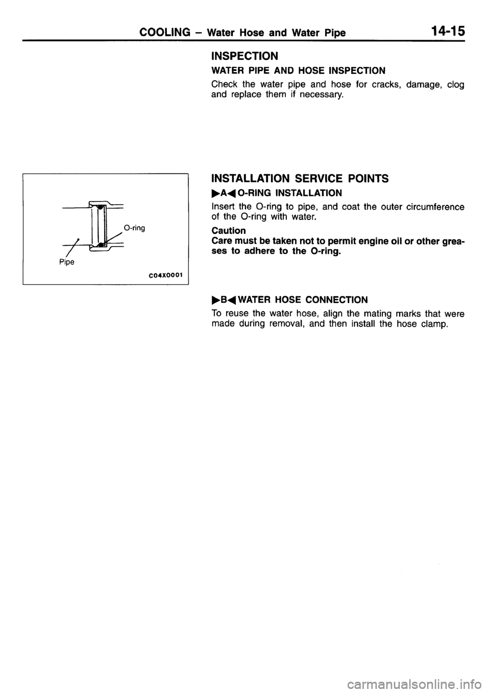 MITSUBISHI L400 1995  Workshop  Service Repair Manual 