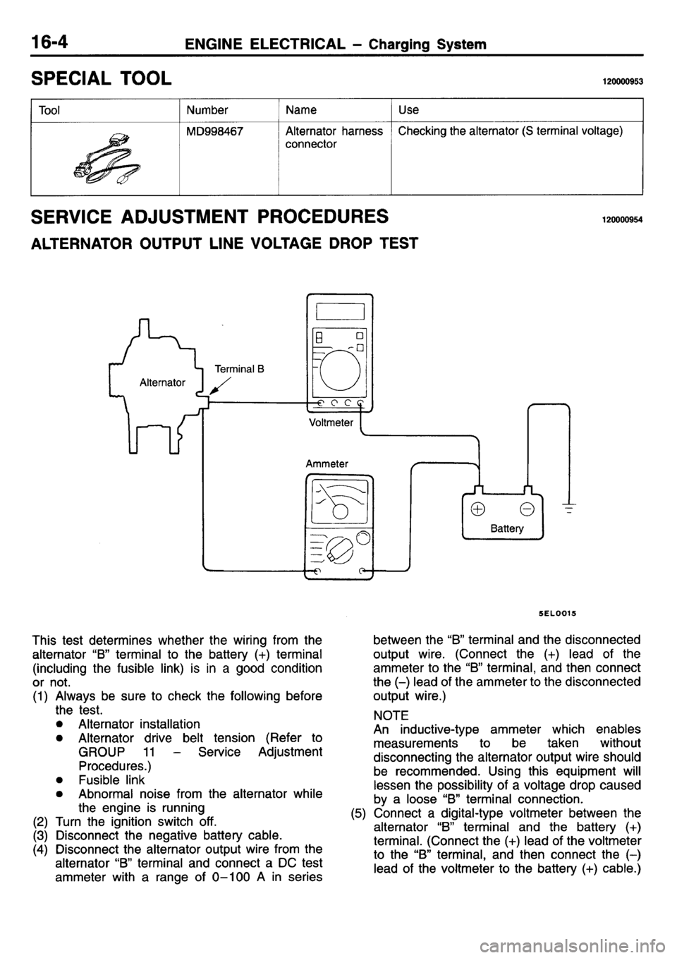 MITSUBISHI L400 1995  Workshop  Service Repair Manual 
