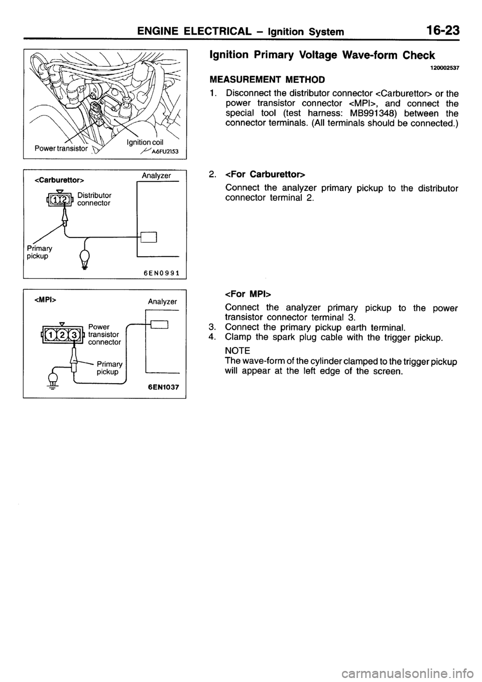 MITSUBISHI L400 1995  Workshop  Service Repair Manual 