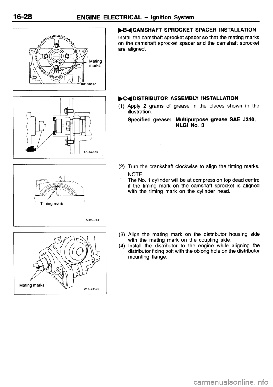 MITSUBISHI L400 1995  Workshop  Service Repair Manual 