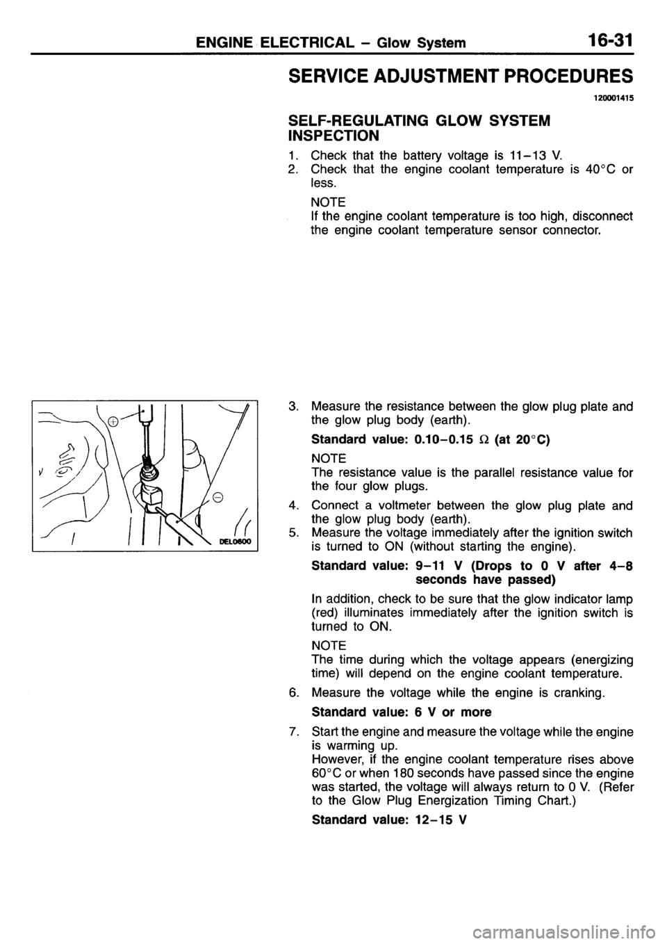 MITSUBISHI L400 1995  Workshop  Service Repair Manual 