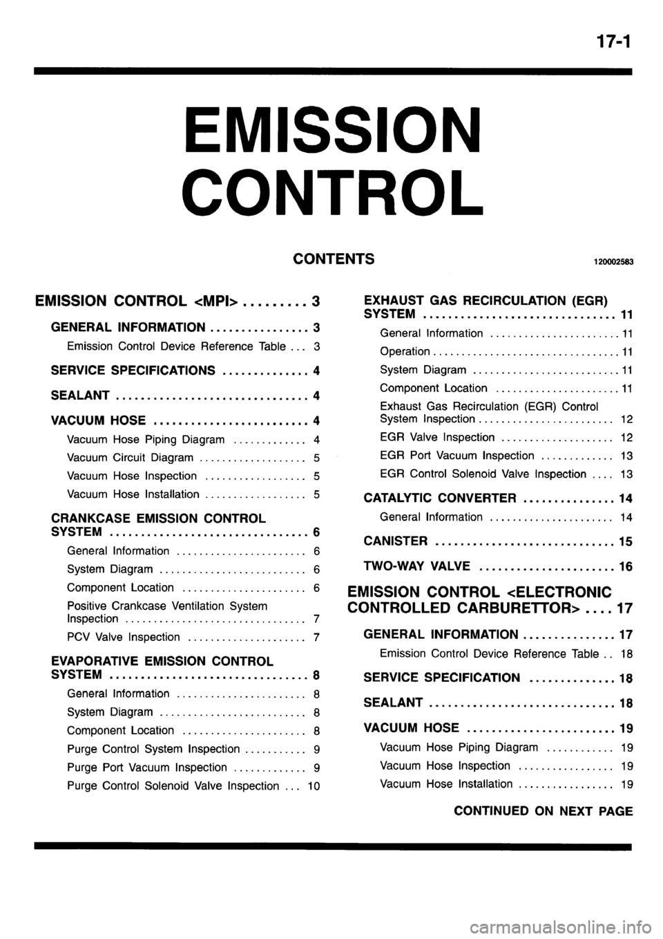 MITSUBISHI L400 1995  Workshop  Service Repair Manual 