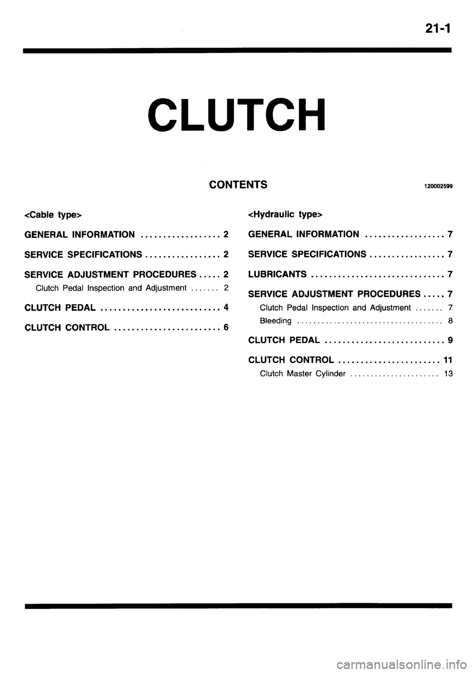 MITSUBISHI L400 1995  Workshop  Service Repair Manual 