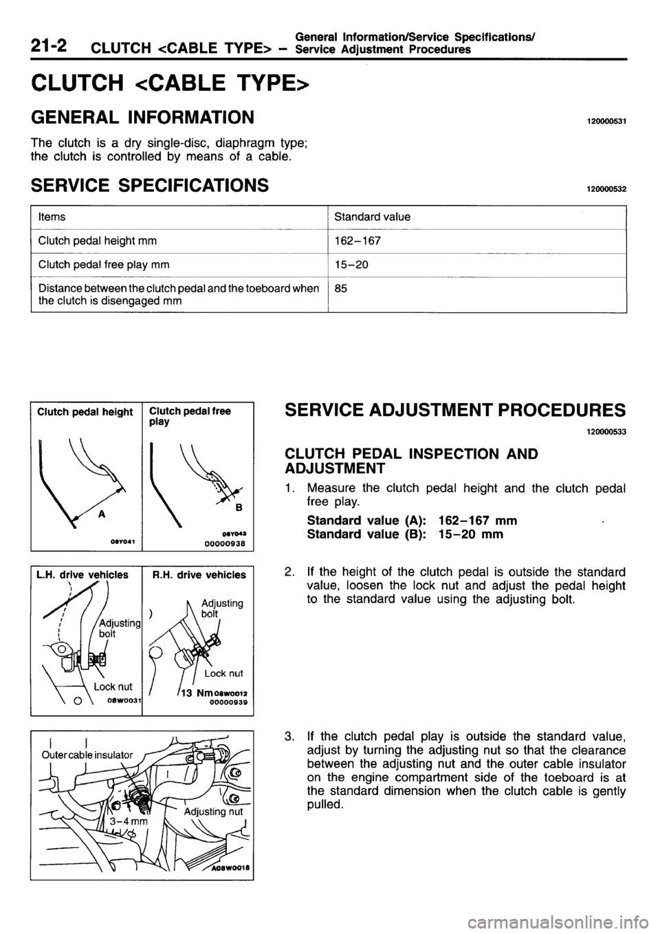 MITSUBISHI L400 1995  Workshop  Service Repair Manual 