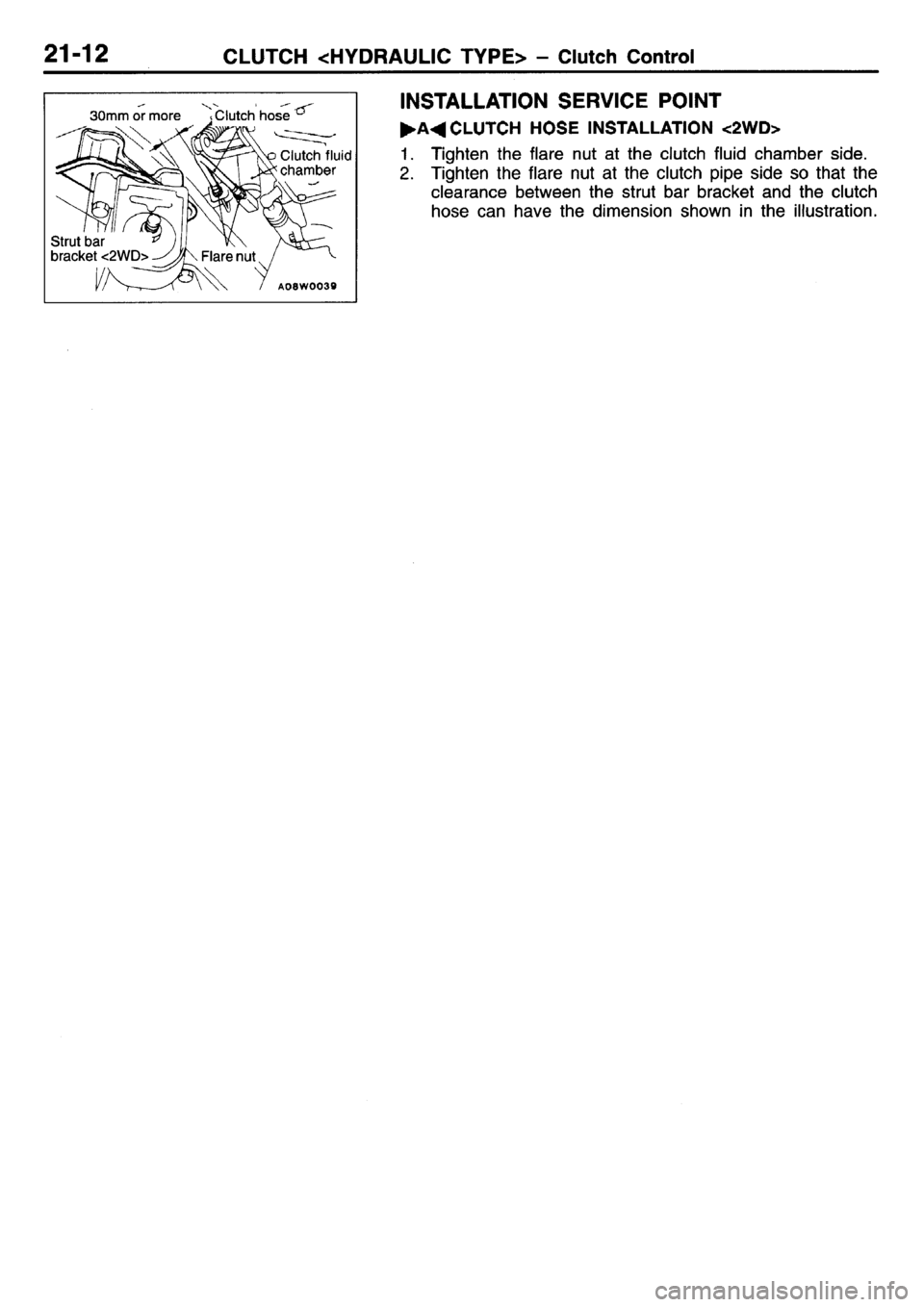 MITSUBISHI L400 1995  Workshop  Service Repair Manual 