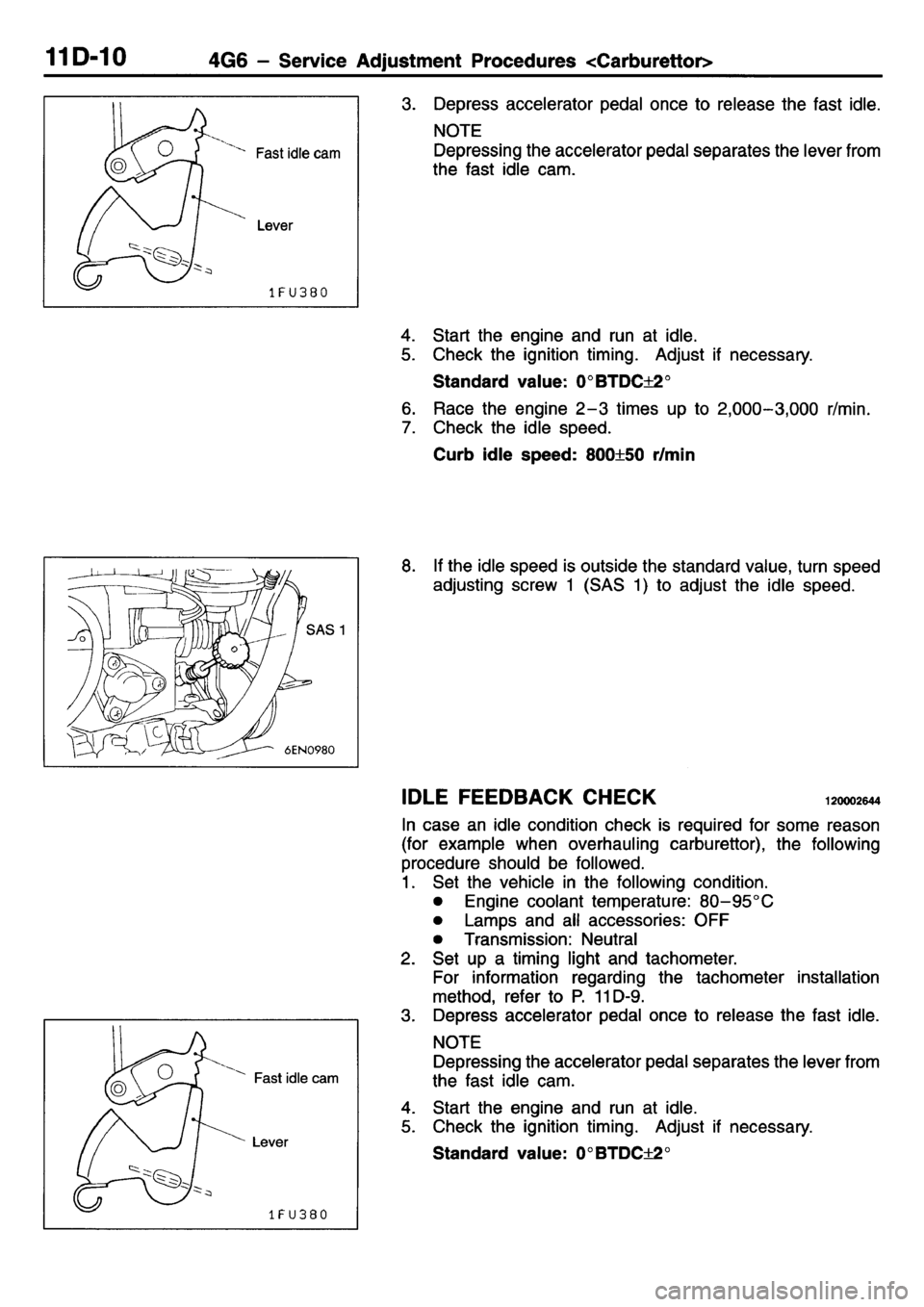 MITSUBISHI L400 1995  Workshop  Service Repair Manual 