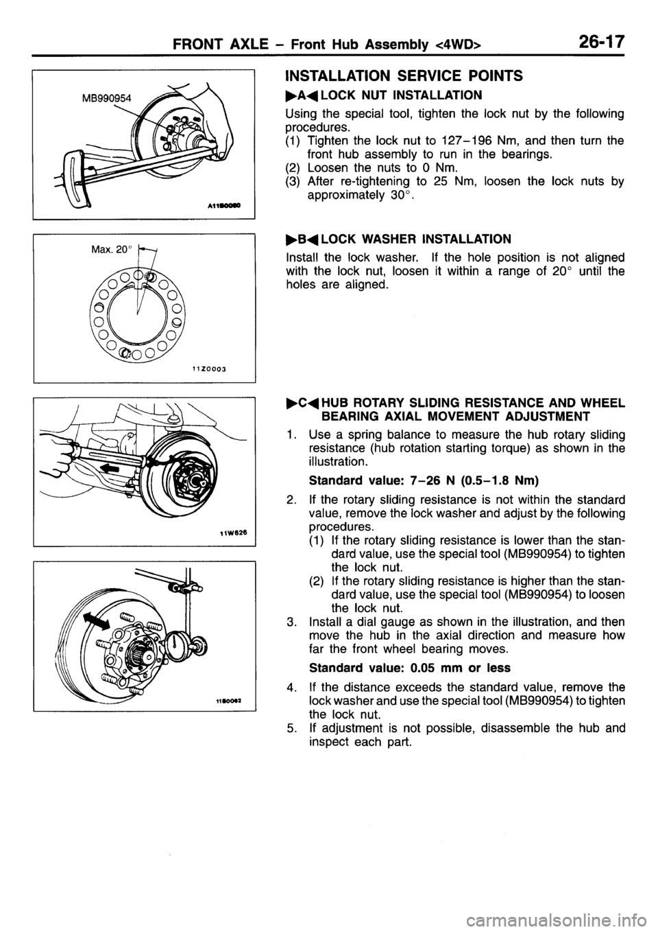 MITSUBISHI L400 1995  Workshop  Service Repair Manual 