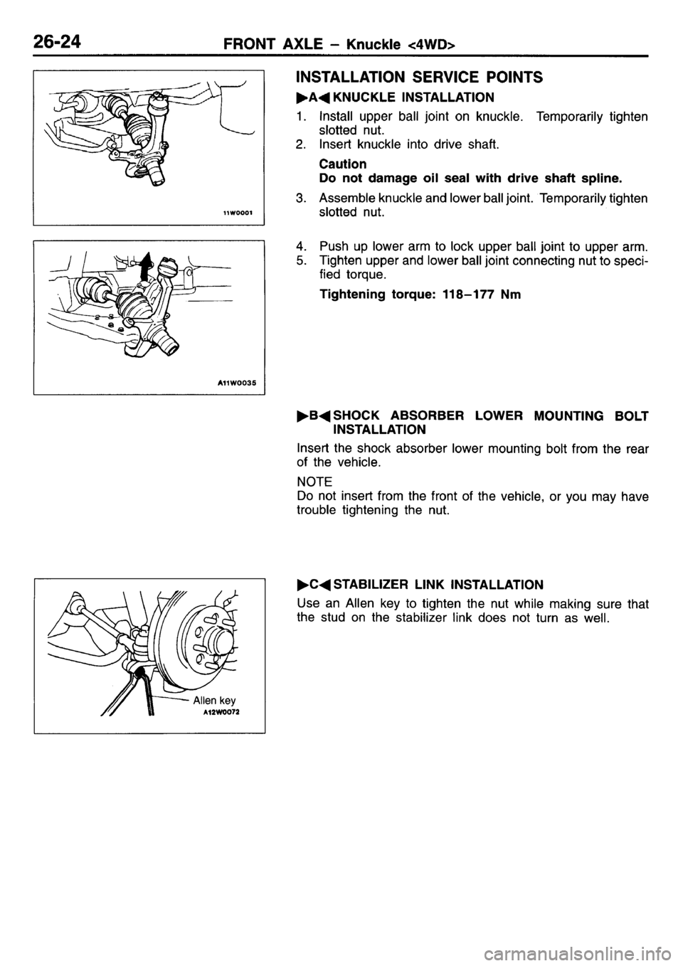MITSUBISHI L400 1995  Workshop  Service Repair Manual 