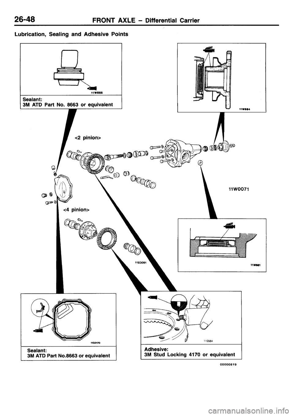 MITSUBISHI L400 1995  Workshop  Service Repair Manual 