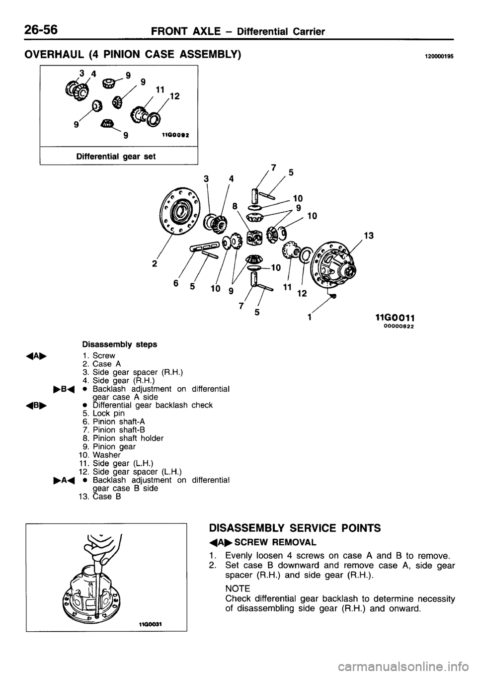 MITSUBISHI L400 1995  Workshop  Service Repair Manual 