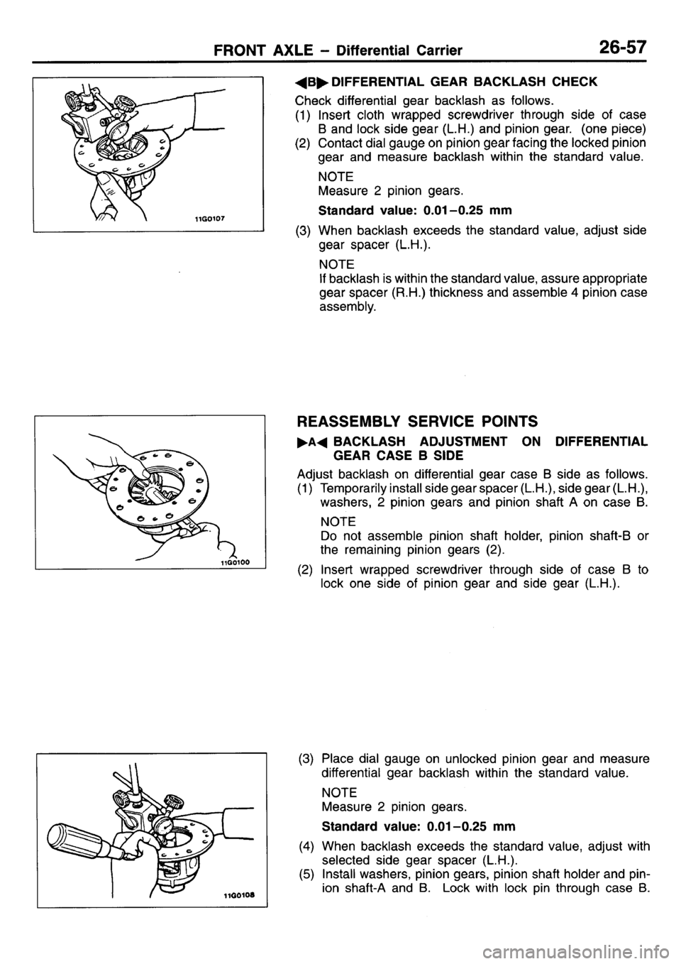 MITSUBISHI L400 1995  Workshop  Service Repair Manual 