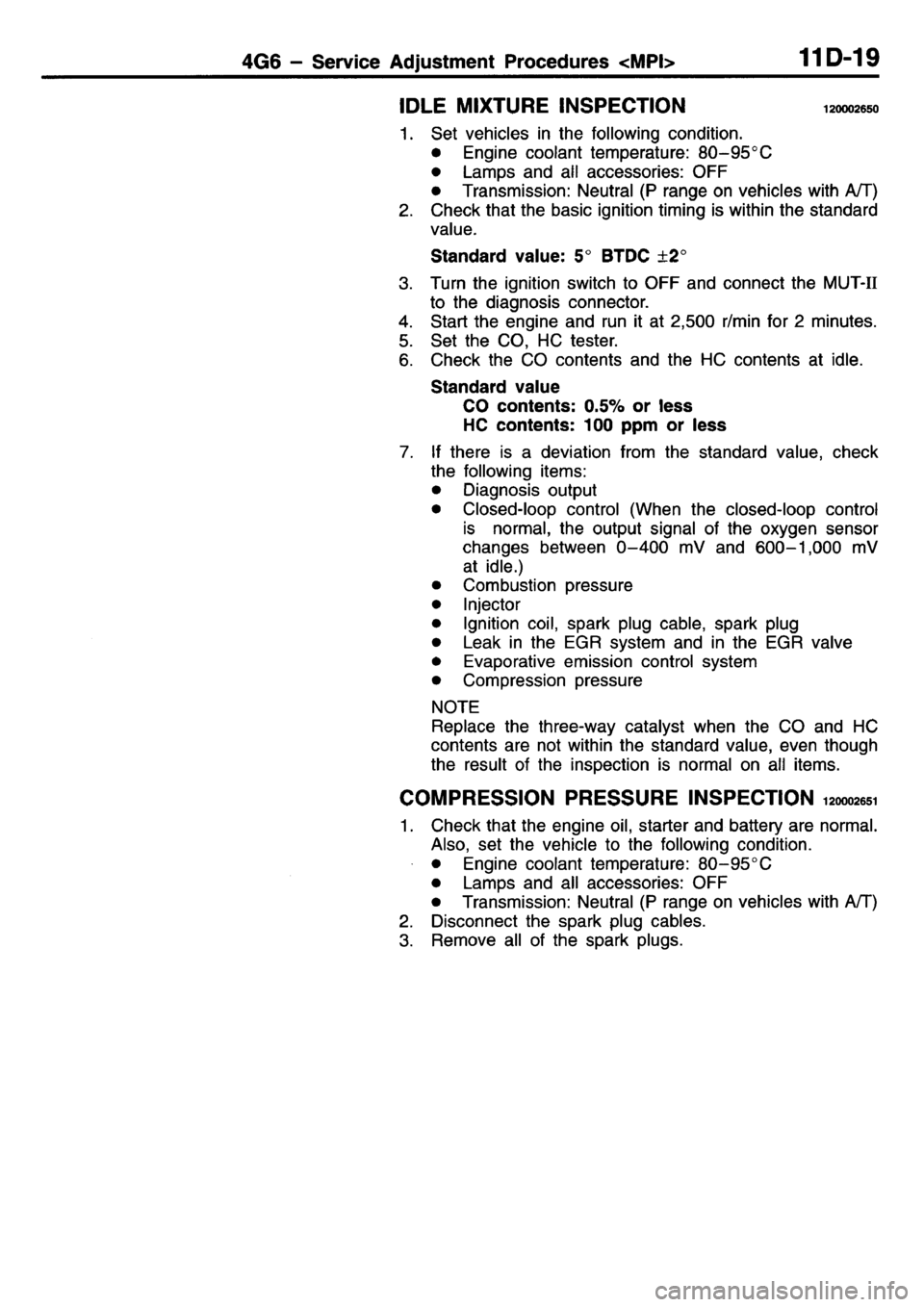 MITSUBISHI L400 1995  Workshop  Service Repair Manual 