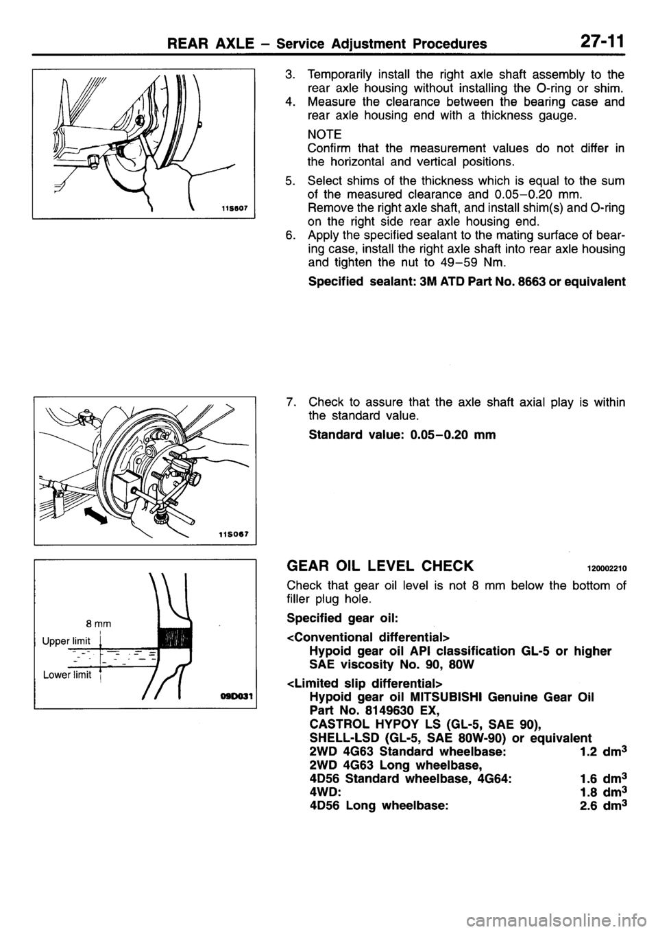 MITSUBISHI L400 1995  Workshop  Service Repair Manual 