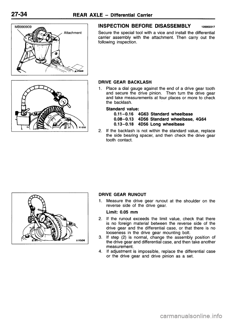 MITSUBISHI L400 1995  Workshop  Service Repair Manual 