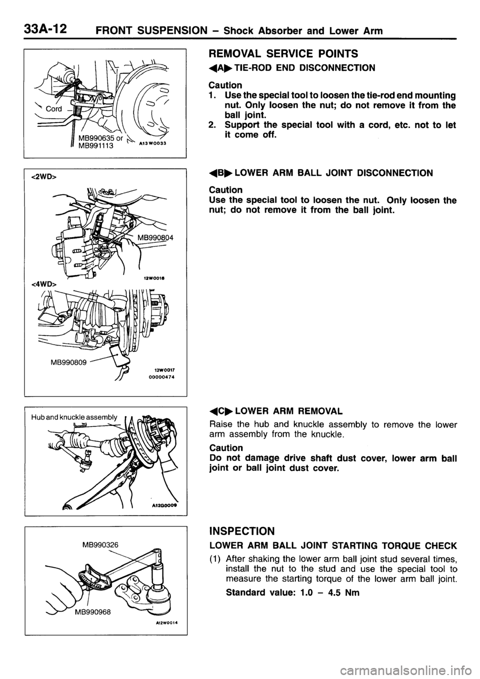 MITSUBISHI L400 1995  Workshop  Service Repair Manual 