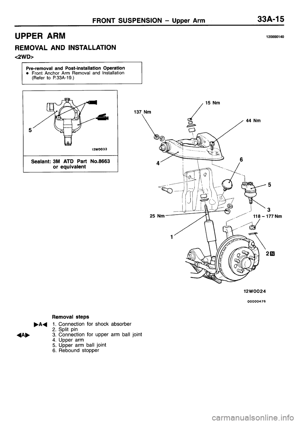 MITSUBISHI L400 1995  Workshop  Service Repair Manual 