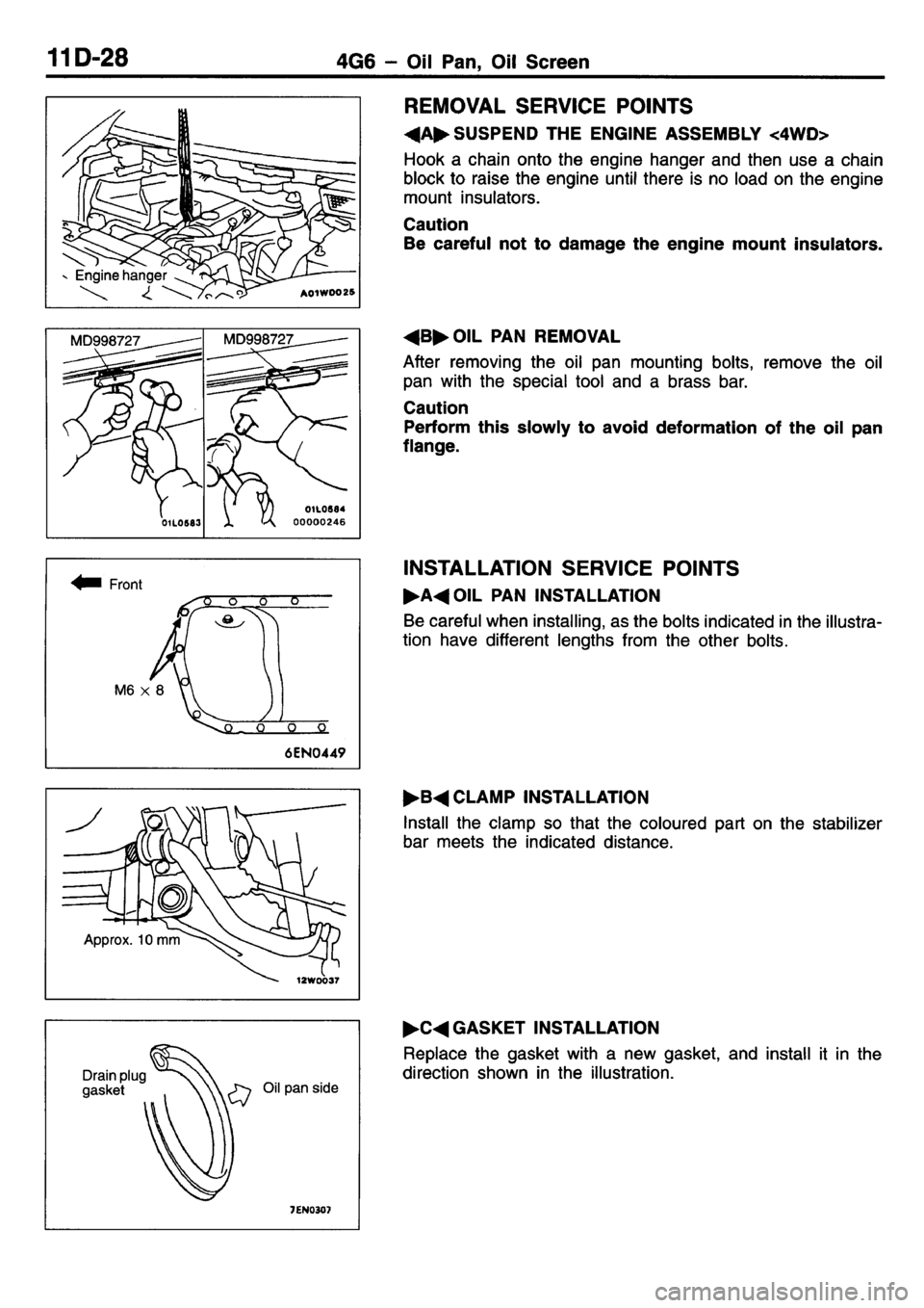 MITSUBISHI L400 1995  Workshop  Service Repair Manual 