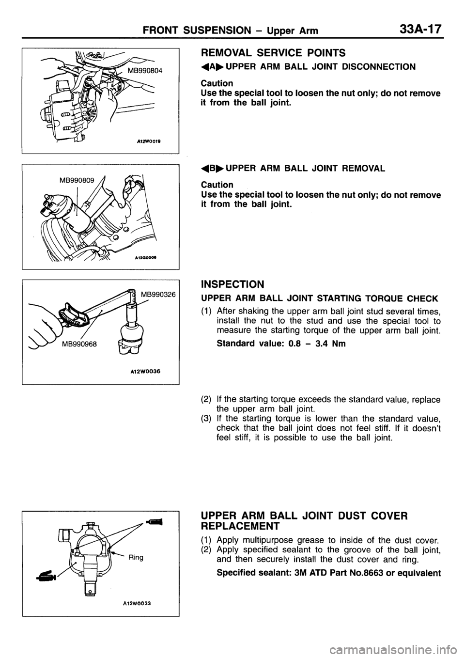 MITSUBISHI L400 1995  Workshop  Service Repair Manual 