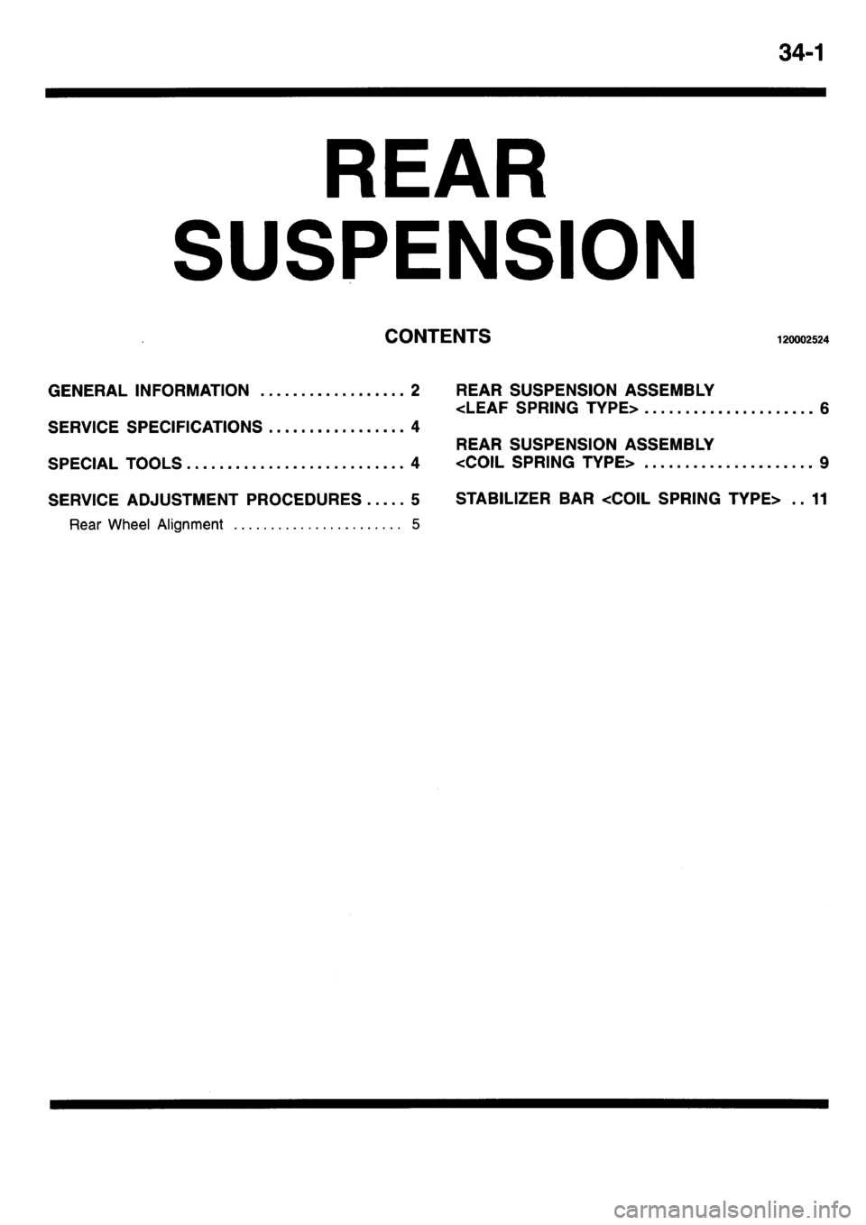 MITSUBISHI L400 1995  Workshop  Service Repair Manual 