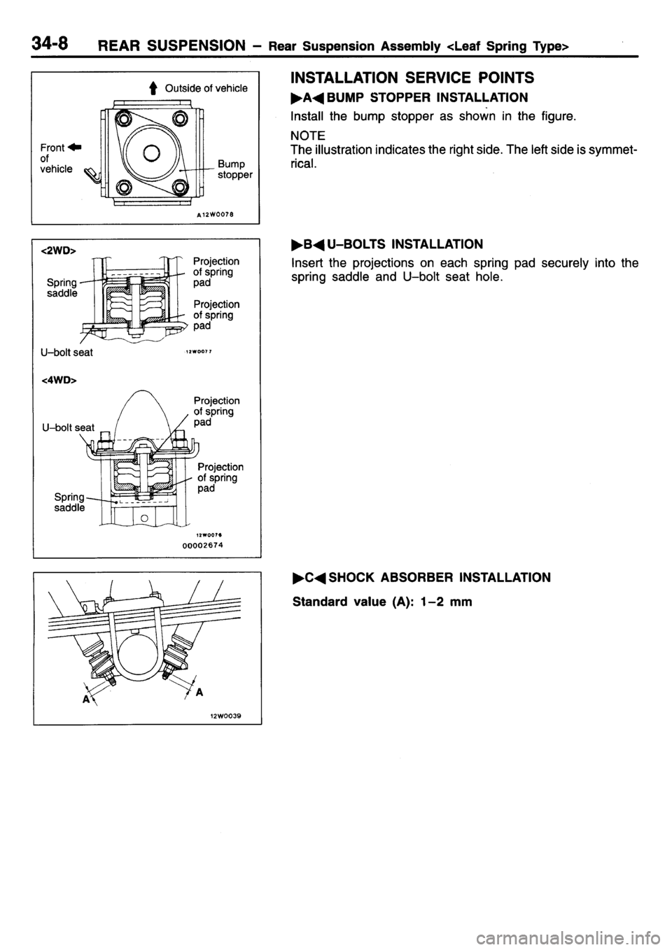 MITSUBISHI L400 1995  Workshop  Service Repair Manual 