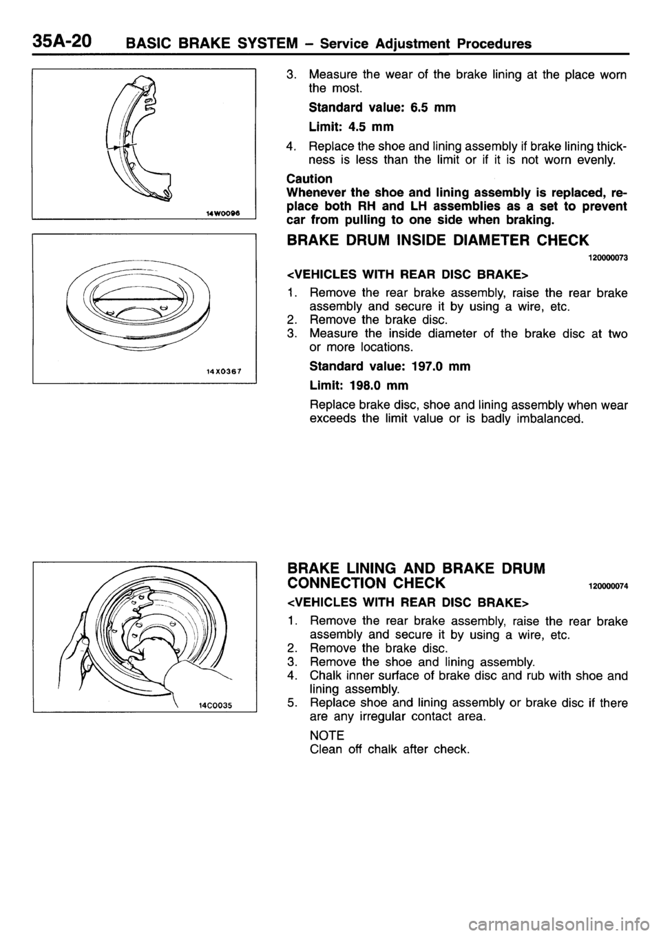 MITSUBISHI L400 1995  Workshop  Service Repair Manual 