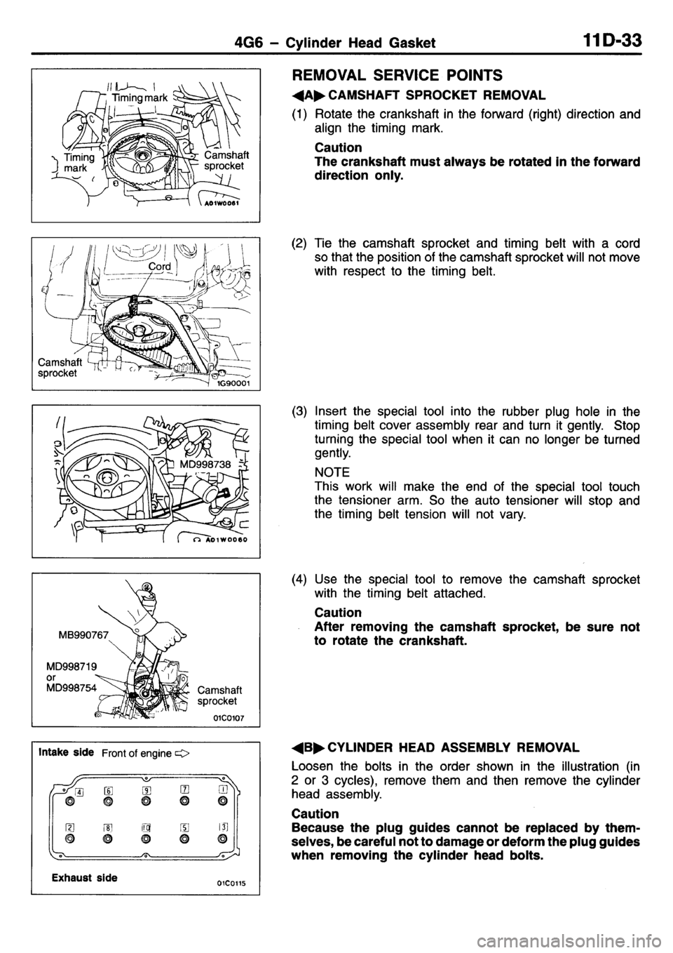 MITSUBISHI L400 1995  Workshop  Service Repair Manual 