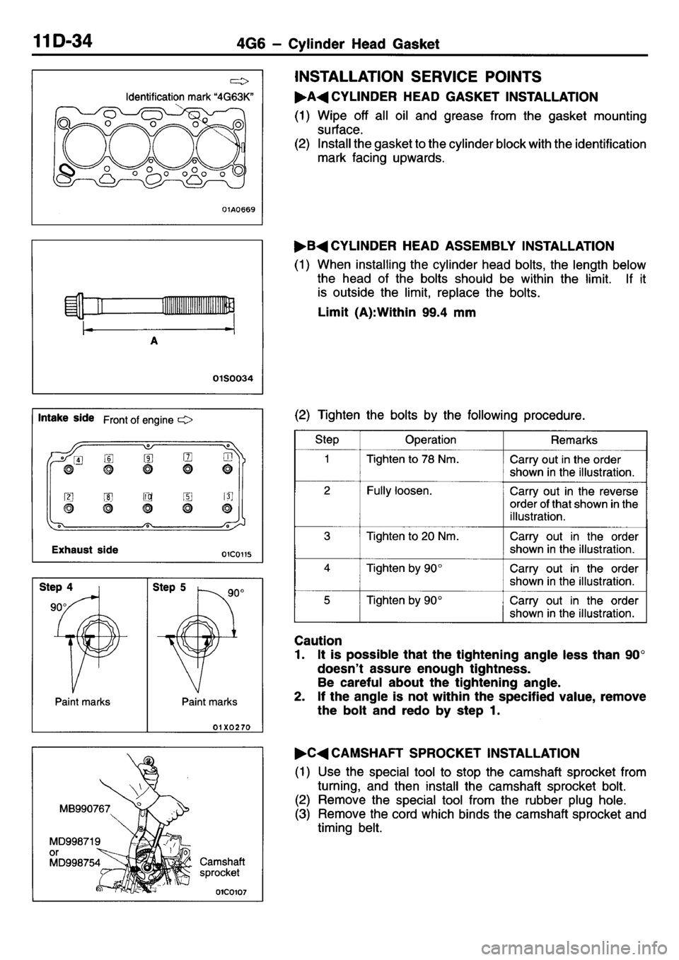 MITSUBISHI L400 1995  Workshop  Service Repair Manual 