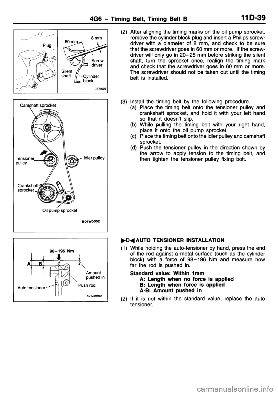 MITSUBISHI L400 1995  Workshop  Service Repair Manual 