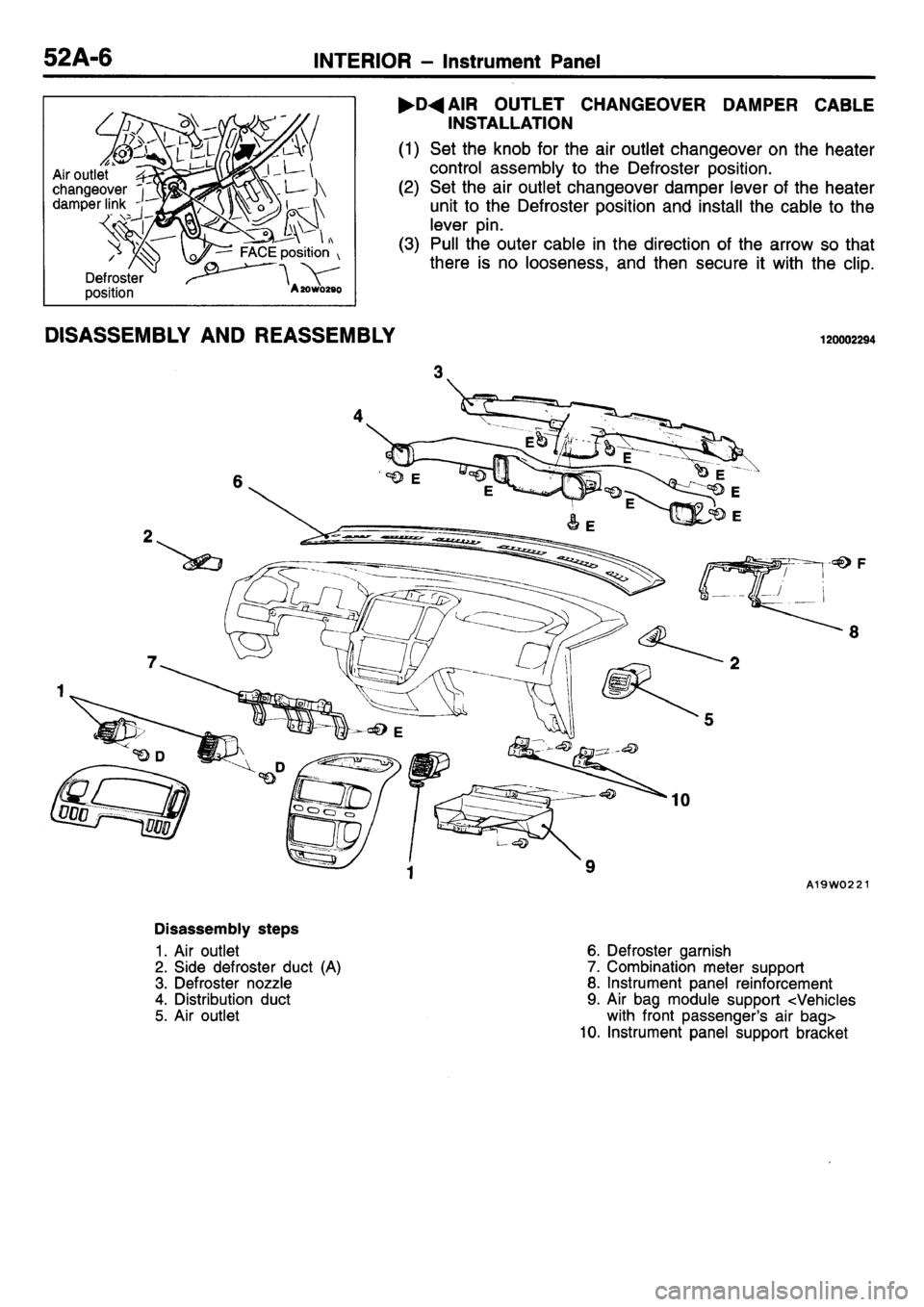 MITSUBISHI L400 1995  Workshop  Service Repair Manual 