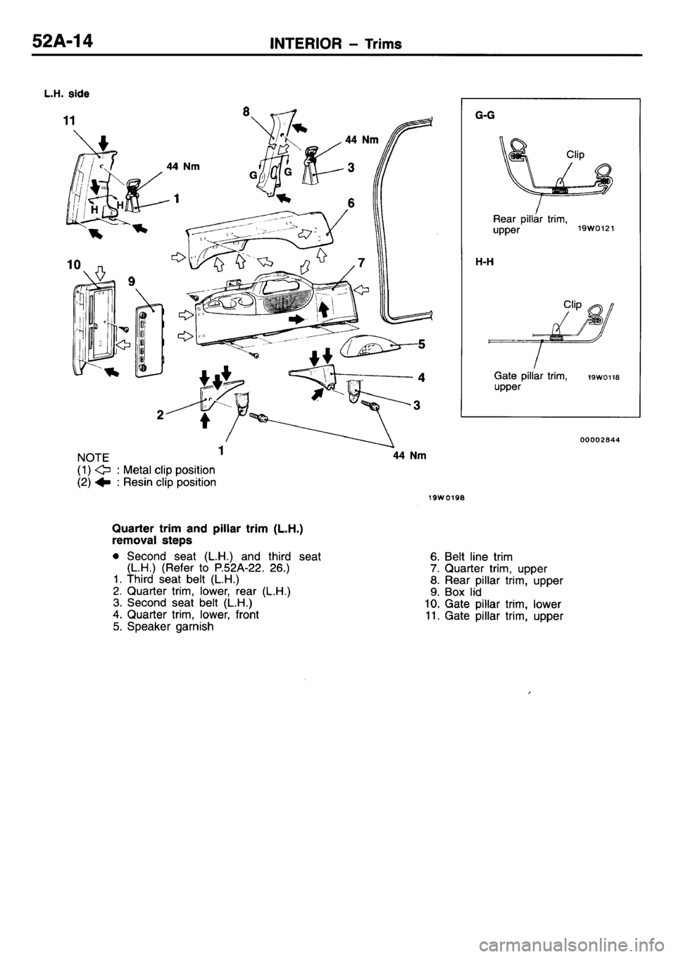 MITSUBISHI L400 1995  Workshop  Service Repair Manual 