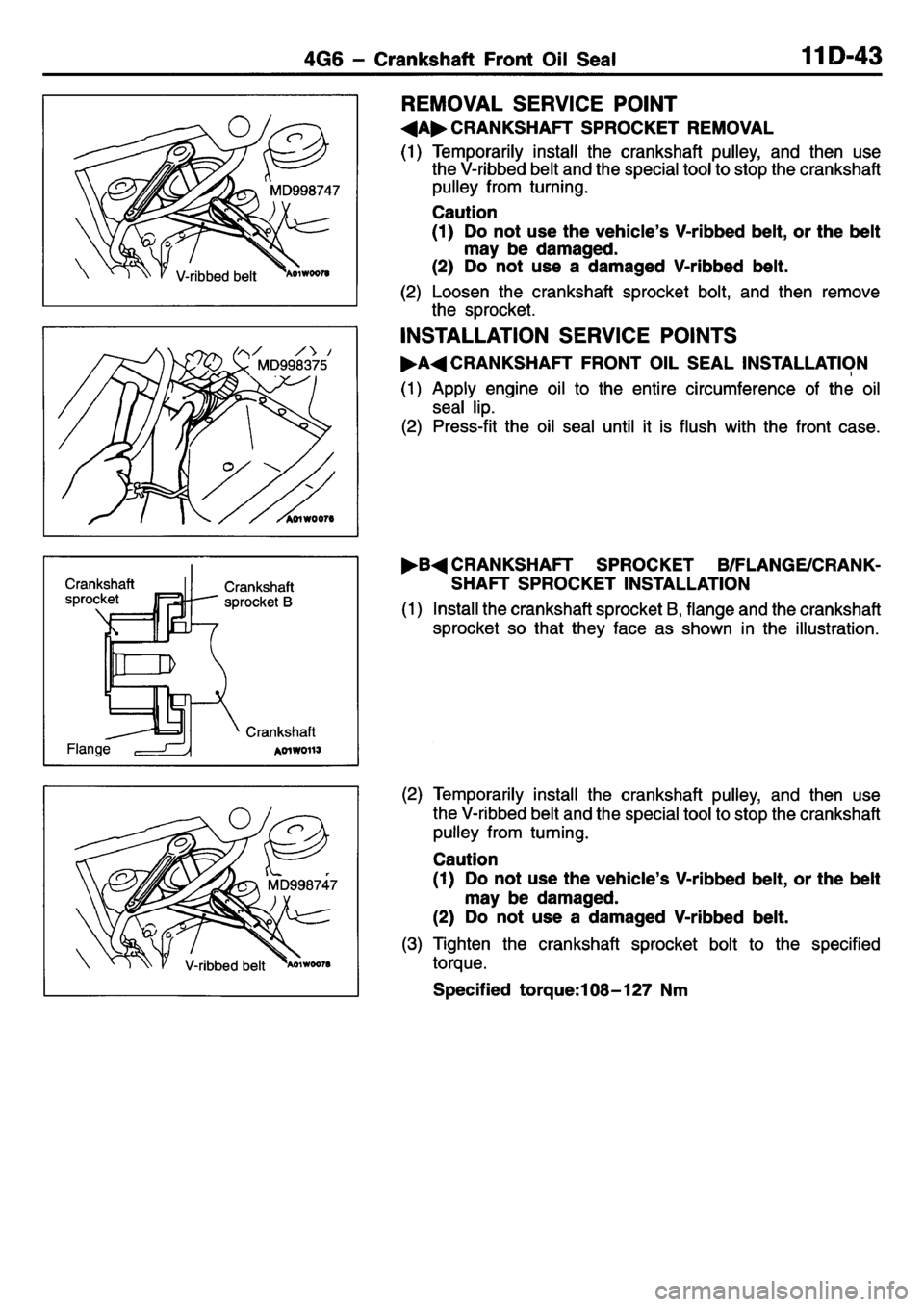 MITSUBISHI L400 1995  Workshop  Service Repair Manual 