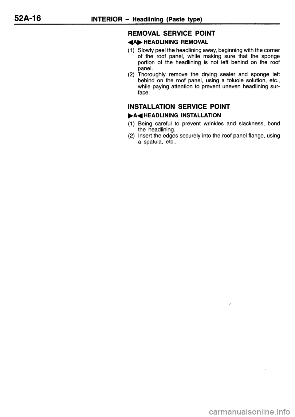 MITSUBISHI L400 1995  Workshop  Service Repair Manual 