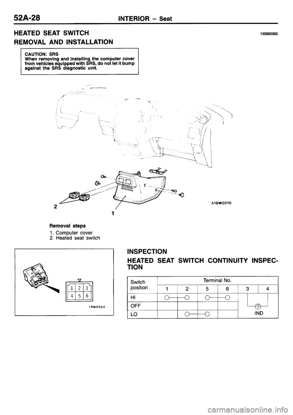 MITSUBISHI L400 1995  Workshop  Service Repair Manual 