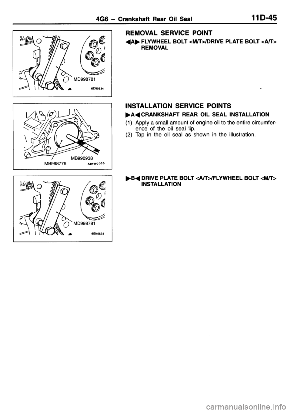 MITSUBISHI L400 1995  Workshop  Service Repair Manual 
