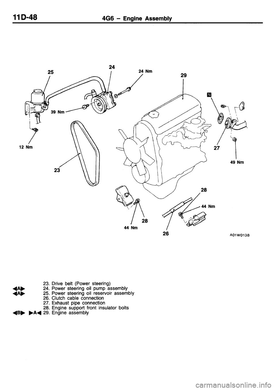 MITSUBISHI L400 1995  Workshop  Service Repair Manual 