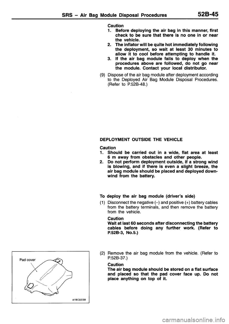 MITSUBISHI L400 1995  Workshop  Service Repair Manual 