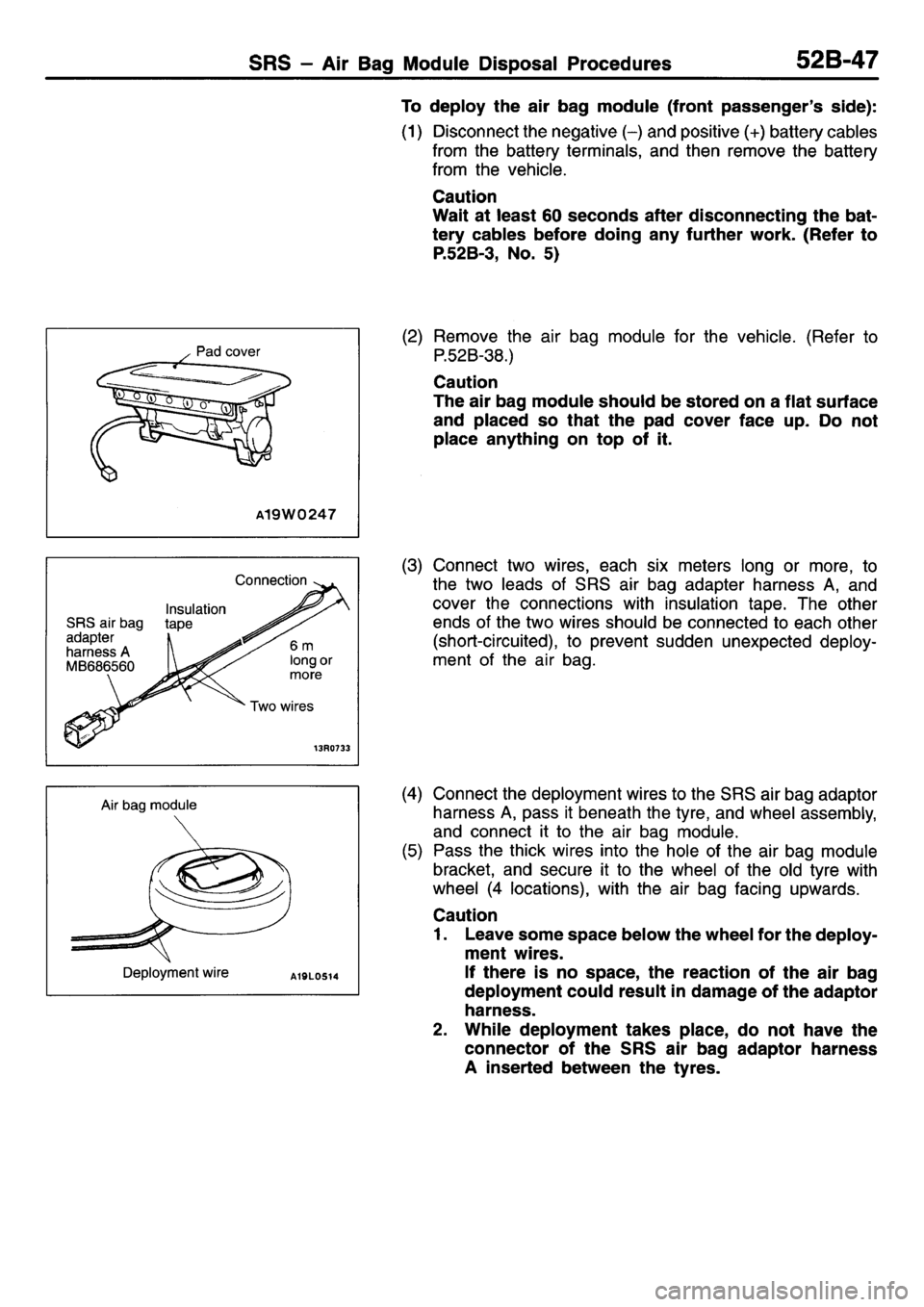 MITSUBISHI L400 1995  Workshop  Service Repair Manual 