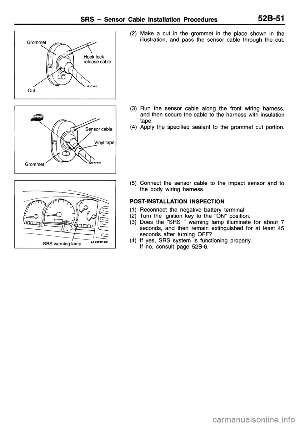MITSUBISHI L400 1995  Workshop  Service Repair Manual 