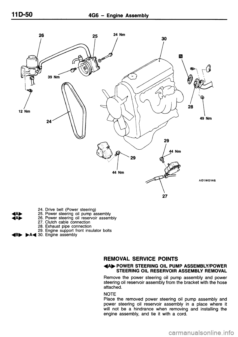 MITSUBISHI L400 1995  Workshop  Service Repair Manual 