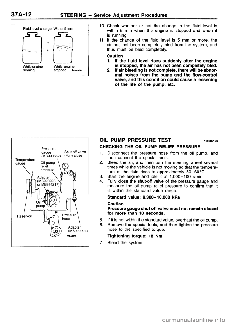 MITSUBISHI L400 1995  Workshop  Service Repair Manual 