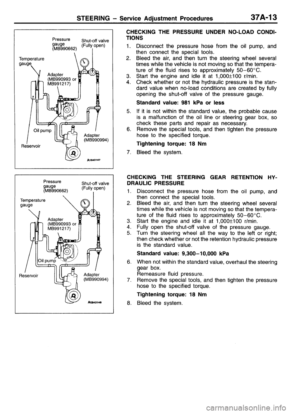 MITSUBISHI L400 1995  Workshop  Service Repair Manual 