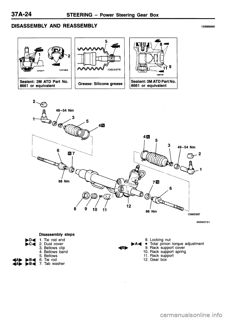 MITSUBISHI L400 1995  Workshop  Service Repair Manual 