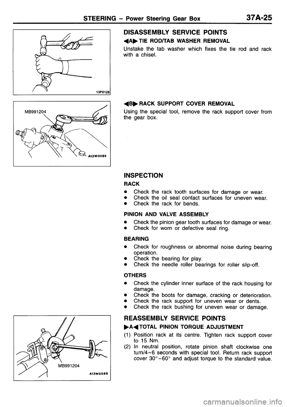 MITSUBISHI L400 1995  Workshop  Service Repair Manual 
